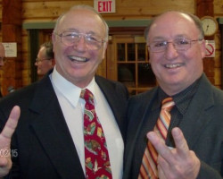 CSHOF 2010 Awards Banquet. The Criscione brothers -1994 inductee Pete and 2010 inductee Dave - photo courtesy of Dave Criscione. February 15, 2010. CSHOF 2010 Awards Banquet. February 15, 2010.