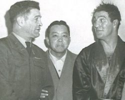 Lou DeSantis with Rocky Marciano. Lou DeSantis with Rocky Marciano.