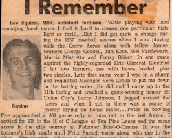 I Remember. <em>Post-Journal</em> (Jamestown), October 10, 1959. I Remember. <em>Post-Journal</em> (Jamestown), October 10, 1959.