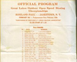 1948 skating contest program skating 2-8-48