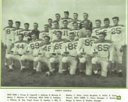1962 Pine Valley varsity football team. Bill Bergey in center of back row. 1962 Pine Valley varsity football team.