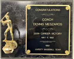Dennis Meszaros 350th career win. May 17, 1992. Dennis Meszaros 350th career win. May 17, 1992.