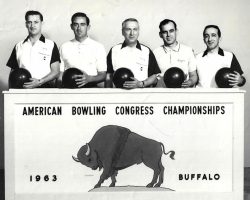 Bob Gunnell, second from left. 1963. Bob Gunnell, second from left. 1963.