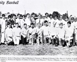 Falconer Central School varsity baseball team. 1970. Falconer Central School varsity baseball team. 1970.