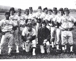 Falconer Central School varsity baseball team. 1975. Falconer Central School varsity baseball team. 1975.