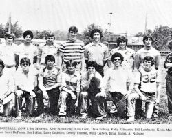 Falconer Central School varsity baseball team. 1977. Falconer Central School varsity baseball team. 1977.