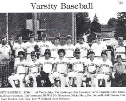 Falconer Central School varsity baseball team. 1980. Falconer Central School varsity baseball team. 1980.