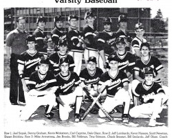 Falconer Central School varsity baseball team. 1985. Falconer Central School varsity baseball team. 1985.