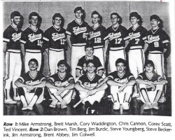 Falconer Central School varsity baseball team. 1987. Falconer Central School varsity baseball team. 1987.