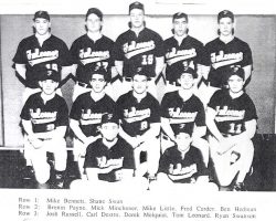 Falconer Central School varsity baseball team. 1993. Falconer Central School varsity baseball team. 1993.