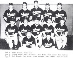 Falconer Central School varsity baseball team. 1993. Falconer Central School varsity baseball team. 1993.