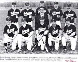 Falconer Central School varsity baseball team. 1995. Falconer Central School varsity baseball team. 1995.