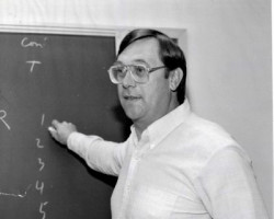 Dennis Meszaros teaching math at Falconer Central School. Dennis Meszaros teaching math at Falconer Central School.