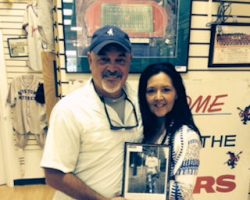 Ted Wyberanec Jr. and wife Maryann visit the CSHOF in
June 2016. Ted Wyberanec Jr. and wife Maryann visit the CSHOF in June 2016.