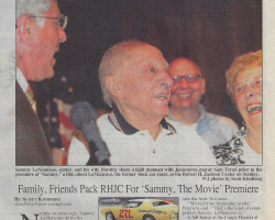 Celebration. Page 1. <em>Post-Journal</em> (Jamestown), April 25, 2016. Sammy LaMancuso.