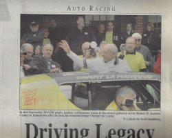 Driving Legacy. Page 1. <em>Post-Journal</em> (Jamestown), April 4, 2016. Sammy LaMancuso.