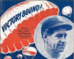 1945 Buffalo Bisons program cover. 1945 Buffalo Bisons program cover.