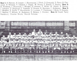 Jamestown High School football team. 1962.
