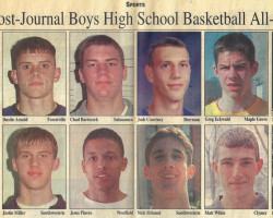 1998-1999 <em>Post Journal</em> High School Basketball All-Star Team. 1998-1999 <em>Post Journal</em>High School Basketball All-Star Team