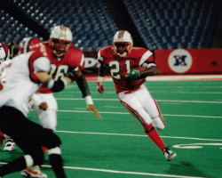 Aaron Leeper running for Jamestown High School. 2000. Aaron Leeper running for Jamestown High School. 2000.
