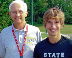 Cal Cederquist with J.T. Funka. 2008. Cal Cederquist with J.T. Funka. 2008.