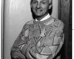 Cal Cederquist at school. Cal Cederquist at school.