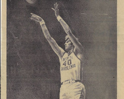 Senior Donn Johnston <em>The Daily Tar Heel</em> (Chapel Hill). March 23, 1973. Senior Donn Johnston <em>The Daily Tar Heel</em> (Chapel Hill). March 23, 1973.