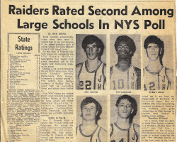 Raiders Rate Second Among Large Schools In NYS Poll. <em>Post-Journal</em> (Jamestown), December 1971. Raiders Rate Second Among Large Schools In NYS Poll. December 1971.