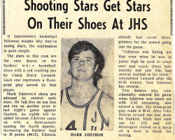 Shooting Stars Get Stars On Their Shoes At JHS. <em>Post-Journal</em> (Jamestown). Shooting Stars Get Stars On Their Shoes At JHS.