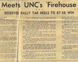 Tech Meets UNC's 'Firehouse Five'. 1971. Tech Meets UNC's 'Firehouse Five'. 1971.