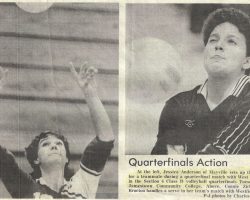 Quarterfinals Action. <em>Post-Journal</em> (Jamestown), 1990. Quarterfinals Action. 1990.