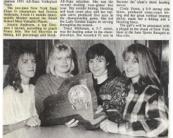 All-State Volleyball Players. 1991.