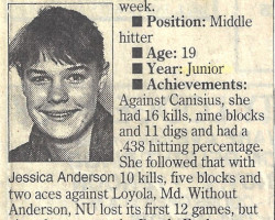 Niagara player earns MAAC honors. 1994. Niagara player earns MAAC honors. 1994.