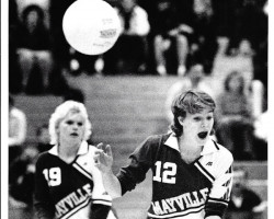 Jessica Anderson playing volleyball for Mayville Central School. Jessica Anderson playing volleyball for Mayville Central School.