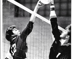 Jessica Anderson playing volleyball for Mayville Central School. Jessica Anderson playing volleyball for Mayville Central School.