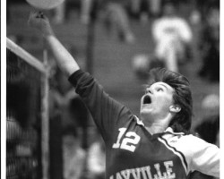 Jessica Anderson playing volleyball for Mayville Central School. Jessica Anderson playing volleyball for Mayville Central School.