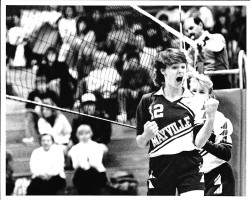 Jessica Anderson playing volleyball for Mayville Central School. Jessica Anderson playing volleyball for Mayville Central School.