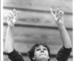 Jessica Anderson playing volleyball for Mayville Central School. Jessica Anderson playing volleyball for Mayville Central School.