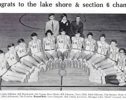 Mark Edstrom, #44, and the Jamestown High School basketball team. 1971-72. Mark Edstrom, #44, and the Jamestown High School basketball team. 1971-72.