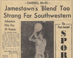 Jamestown's 'Blend' Too Strong For Southwestern. Post-Journal (Jamestown), 1968.