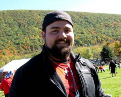 Nick Kahanic at Bristol Mountain Highland Games.