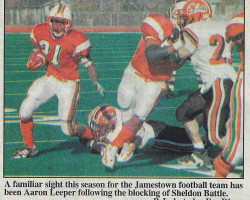 A familiar sight. <em>Post-Journal</em> (Jamestown), November 11, 2000. A familiar sight. November 11, 2000.