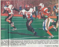 The big hurdle. <em>Post-Journal</em> (Jamestown), November 23, 2000. The big hurdle. November 23, 2000.