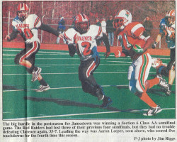 The big hurdle. <em>Post-Journal</em> (Jamestown), November 23, 2000. The big hurdle. November 23, 2000.