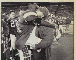 Jamestown Senior Aaron Leeper. <em>Post-Journal</em> (Jamestown), November 4, 2000. Jamestown Senior Aaron Leeper. November 4, 2000.