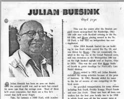 Julian Buesink biography. Misc2