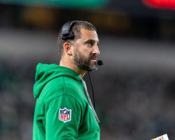Nick Sirianni, head coach of the Philadelphia Eagles. Nick Sirianni, head coach of the Philadelphia Eagles.