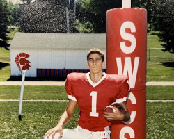 Nick Sirianni in Southwestern Central School football. Nick Sirianni in Southwestern Central School football.