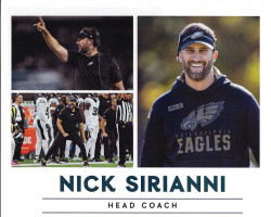 Nick Sirianni Head Coach. <em>2024 Eagles Season Preview</em>. Page 1. 2024. Nick Sirianni Head Coach. Page 1. 2024.