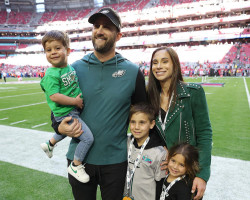 Nick Sirianni and his family. Nick Sirianni and his family.